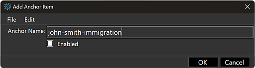 Screenshot of Anchor Item screenshot of Anchor Item