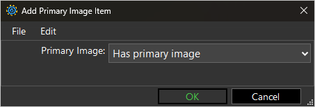 screenshot of Primary Image term with example property